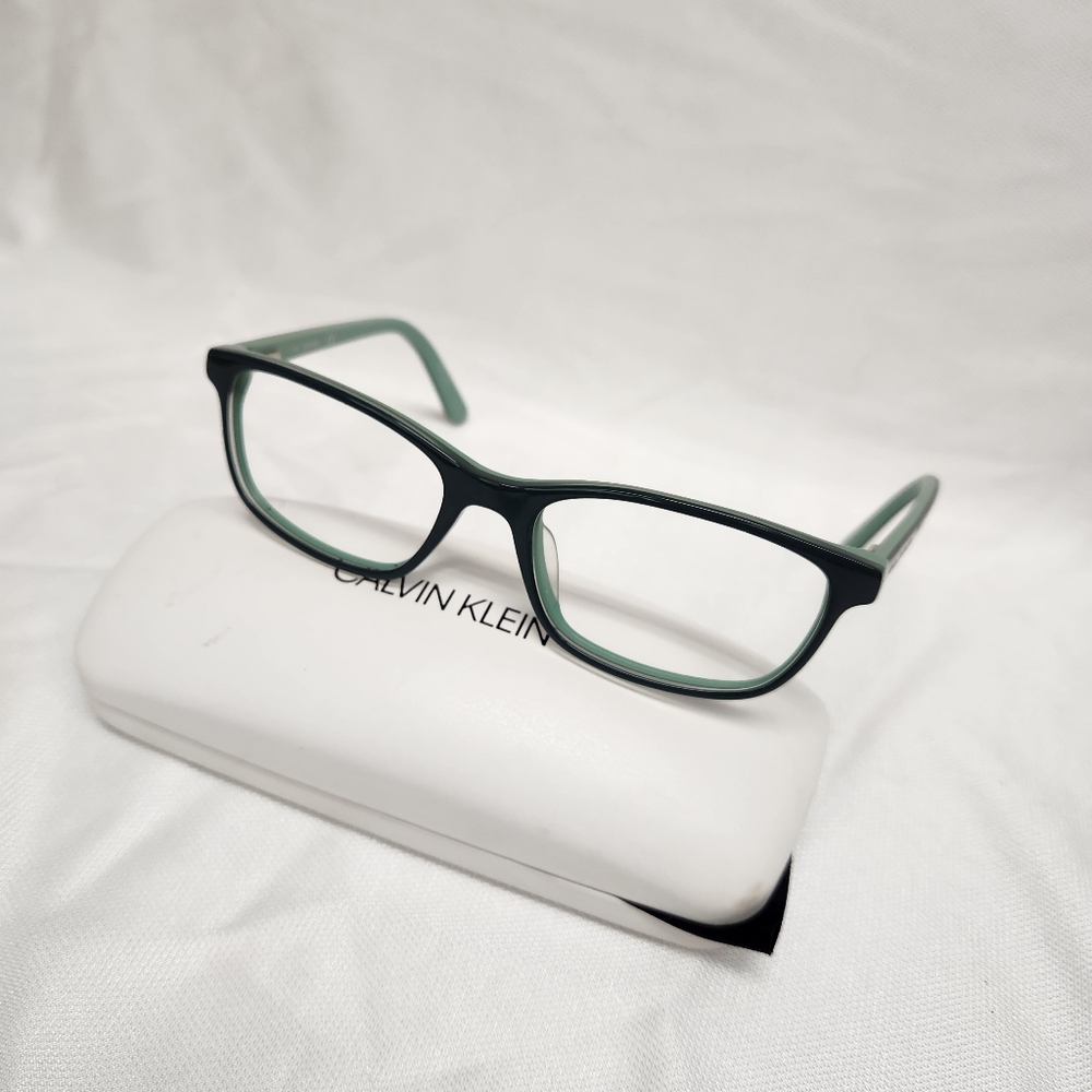 Calvin Klein Women's Mint Green Eyeglasses - Picture 6 of 10